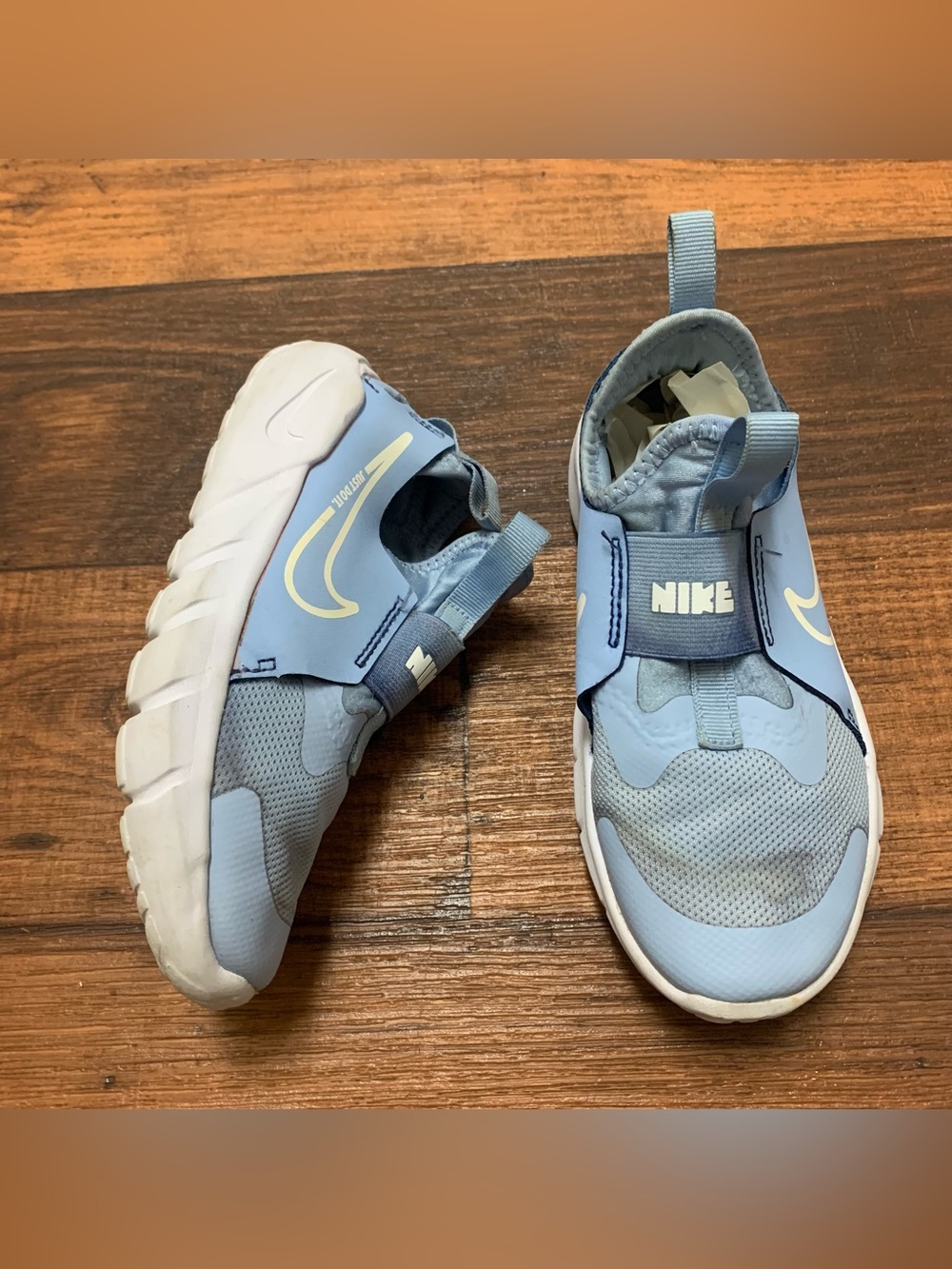 Nike Younger Kids' Flex Runner 2 Running Blue Shoes Sneakers Size 1Y